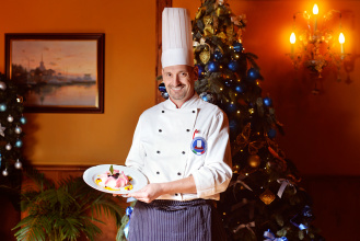 Маурицио Пекколо шеф-повар ресторан Чайка Сочи ризотто с шампанским и розами как приготовить рецепт