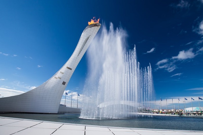 Олимпийский фонтан Сочи